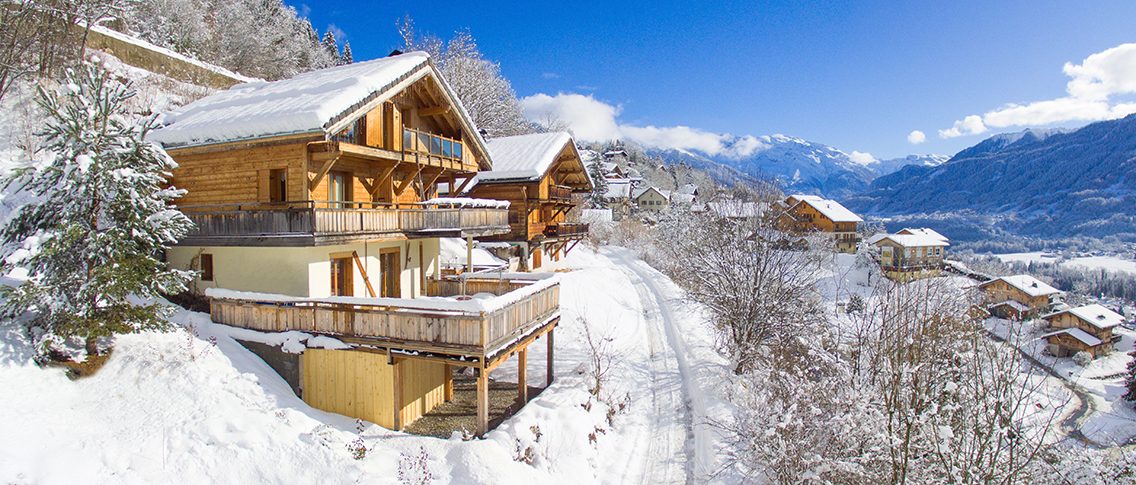 Chalet Plein Sud — vue d'ensemble enneigée